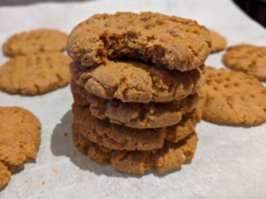 Best Easy Vegan and Gluten-free peanut butter cookies using Metta Flour