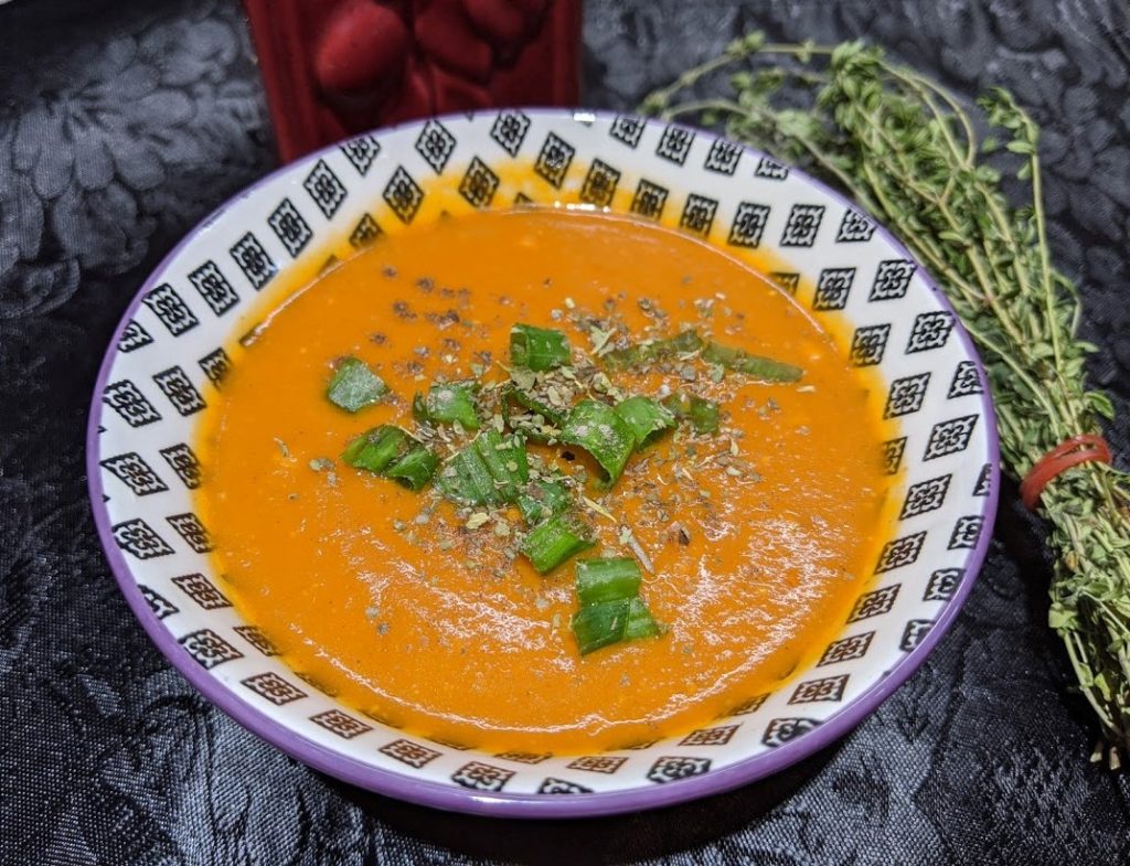 Creamy Vegan Carrot-Tomato Soup