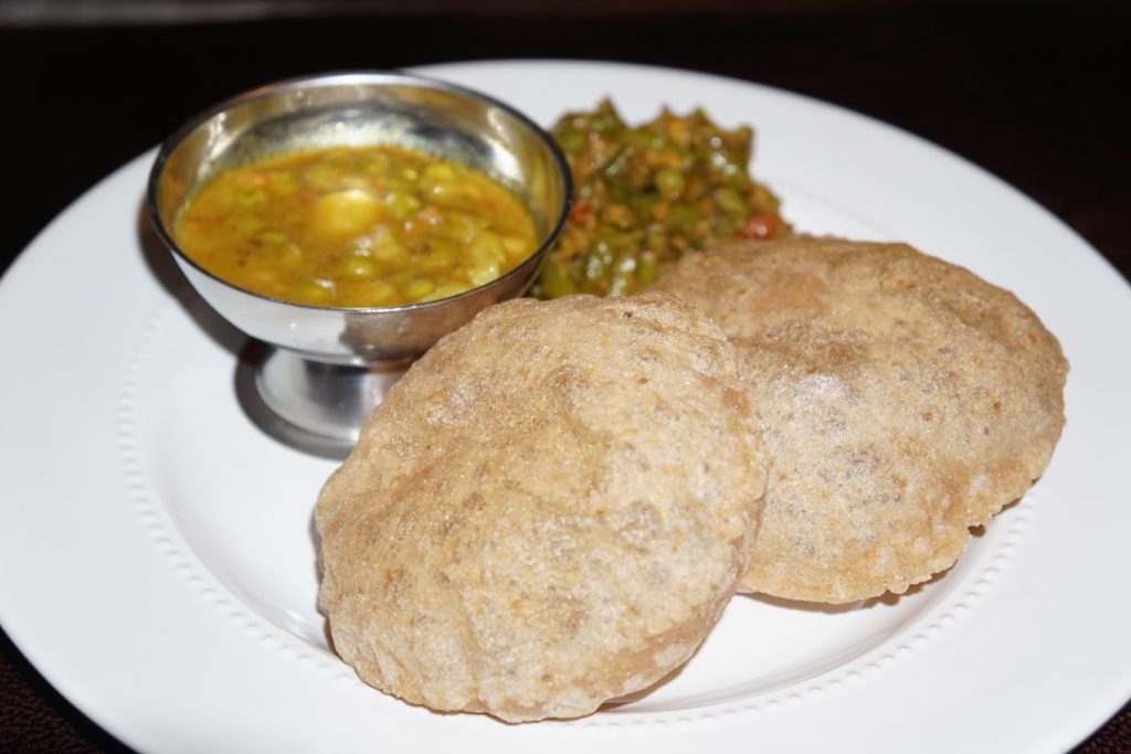 Puris made with Metta Gluten Free Flour or Atta