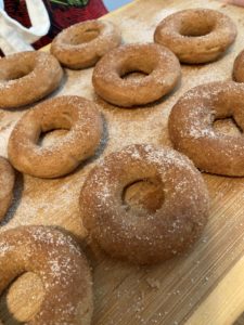 Apple Cider Donuts made with Metta Gluten Free Flour