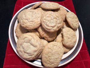 Hazelnut cookies made from Metta Gluten Free Flour