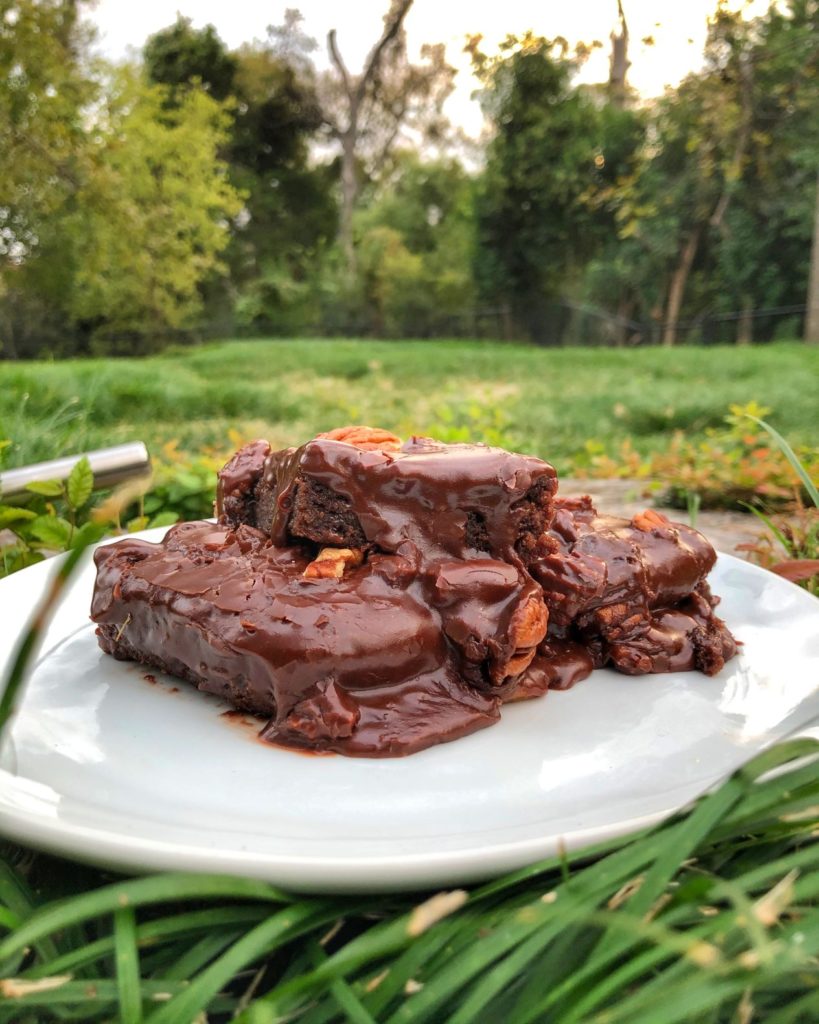 Chocolate Vegan Cola Cake made with Metta Gluten Free Flour