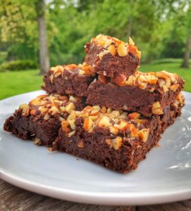 Sweet Potato Brownies Made From Metta Gluten Free Flour