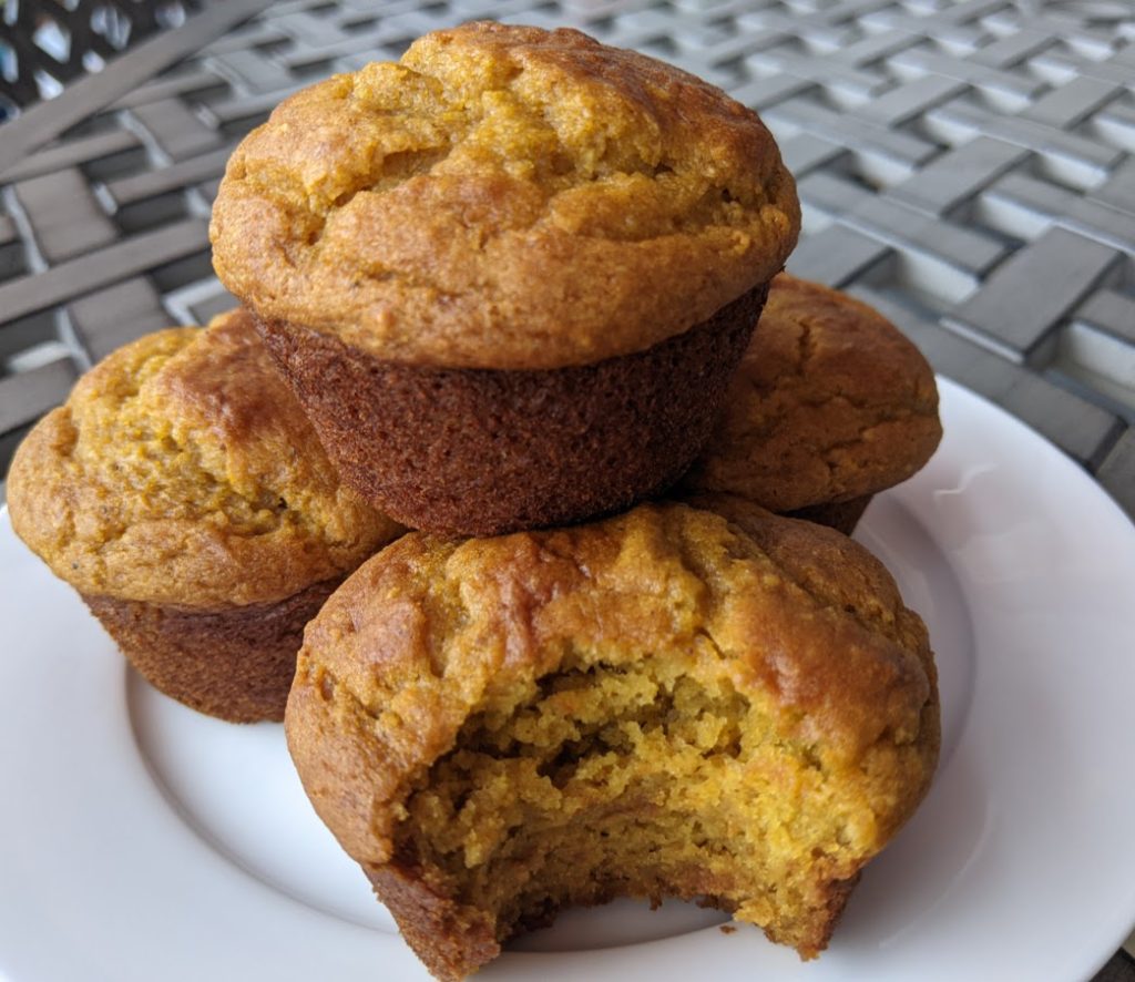 Mango Muffins made with Metta Gluten Free Flour