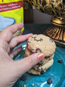 Shortbread Chocolate Chip Cookies Made with Metta Gluten Free Flour