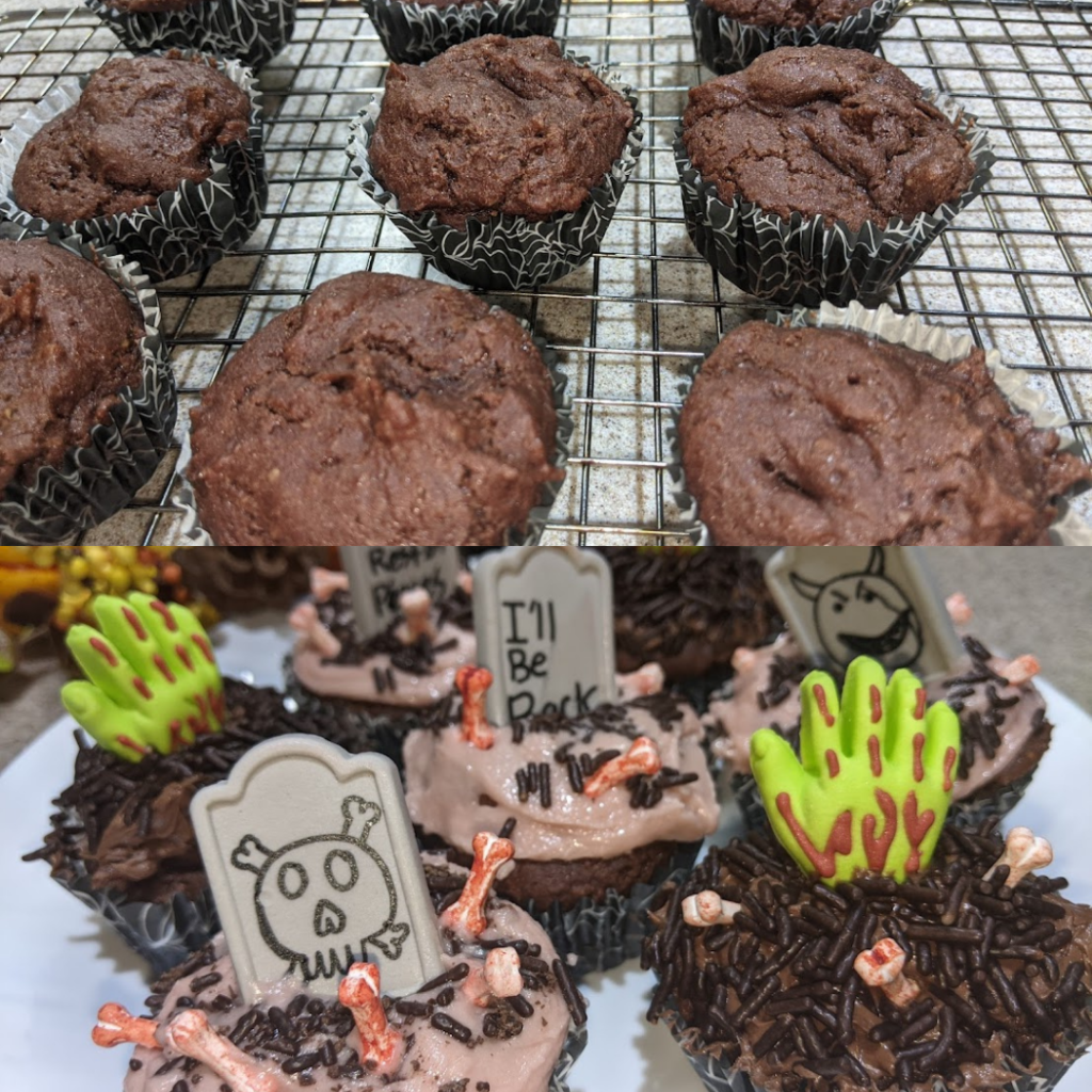 Gluten Free Vegan Chocolate Cupcakes made with Metta Gluten Free Flour