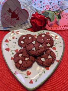 Red Velvet Cookies made with Metta Gluten Free Flour